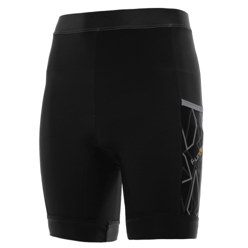 S2851-F14 מכנס רכיבה קצר גברים עם כיסים בצד – אפור