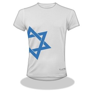ISR-RNJ655 חולצת ריצה לגברים - ישראל