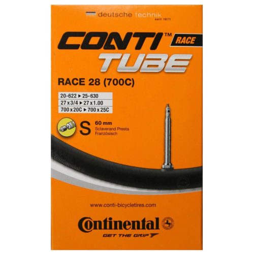 Continental 700x20c/25c 60MM Road Race 28 (700C) Tube פנימית כביש 60 ממ’ – מבצע 4 יח’ ב- 119 ש”ח