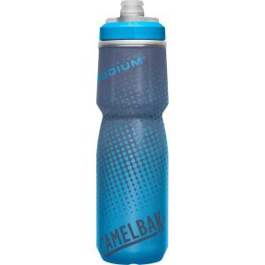 Camelbak Podium Chill 710ML - בקבוק מבודד עם פיה נסגרת - מנוקד כחול