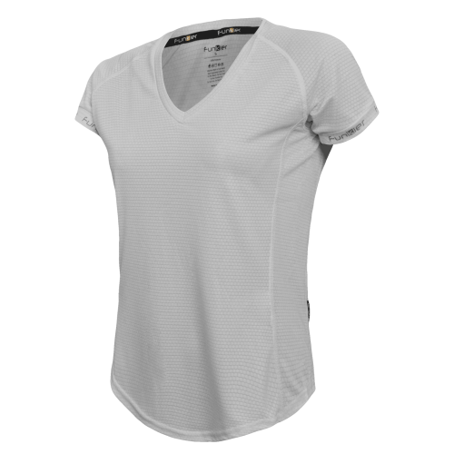 RNJ-688 חולצת ריצה נשים – לבן 1 ב- 69 ₪ / 2 ב- ₪120 / 3 ב- ₪150