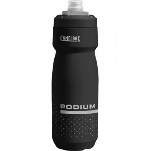 Camelbak Podium Chill 620ML – בקבוק מבודד עם פיה נסגרת – שחור