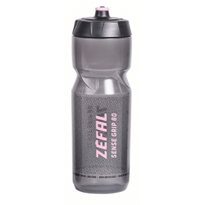 בקבוק 800מל ZEFAL SENSE GRIP 80 – שקוף כיתוב ורוד