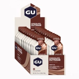GU 24 Gel Chocolate Outrage מארז 24 ג'לים - שוקולד