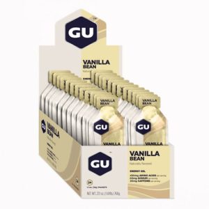 GU 24 Gel Vanilla Bean מארז 24 ג'לים - וניל