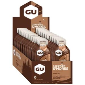 GU 24 Gel Campfire Smores מארז 24 ג'לים - מרשמלו שרוף