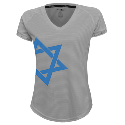 ISR-RNJ688 חולצת ריצה לנשים – ישראל