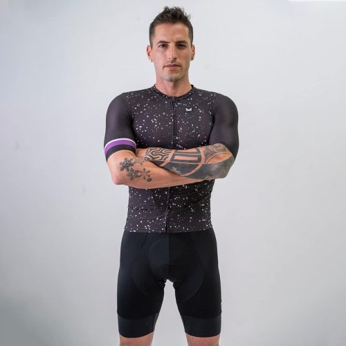 Terrazzo CJM-2155-B חולצת רכיבה לגברים – שחור