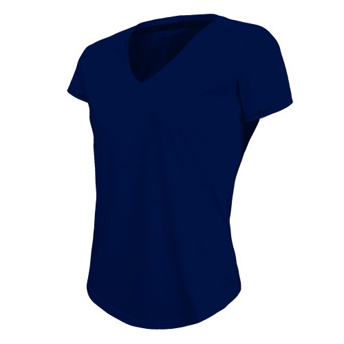 RNJ-688 חולצת ריצה נשים – כחול כהה 1 ב- 69 ₪ / 2 ב- ₪120 / 3 ב- ₪150