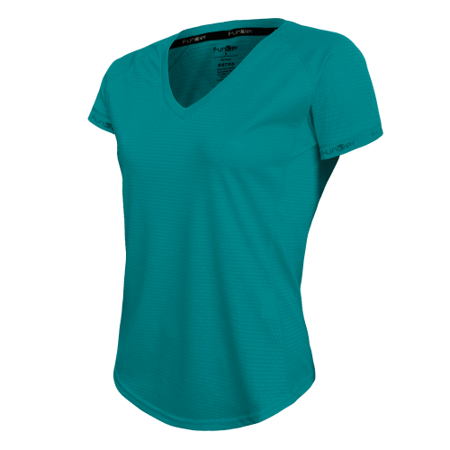 RNJ-688 חולצת ריצה נשים – כחול בהיר 1 ב- 69 ₪ / 2 ב- ₪120 / 3 ב- ₪150