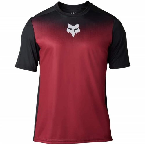 FOX RACING Ranger TruDri® Jersey חולצת רכיבה פרי-רייד שרוול קצר לגברים – אדום