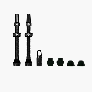 Muc-Off 2 Tubeless Presta Valve זוג ונטילים פרסטה לטיובלס - שחור