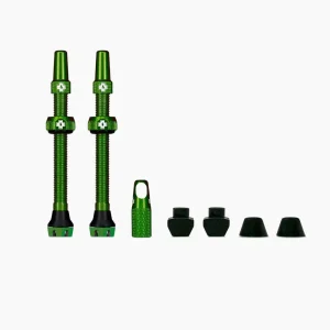 Muc-Off 2 Tubeless Presta Valve זוג ונטילים פרסטה לטיובלס - ירוק