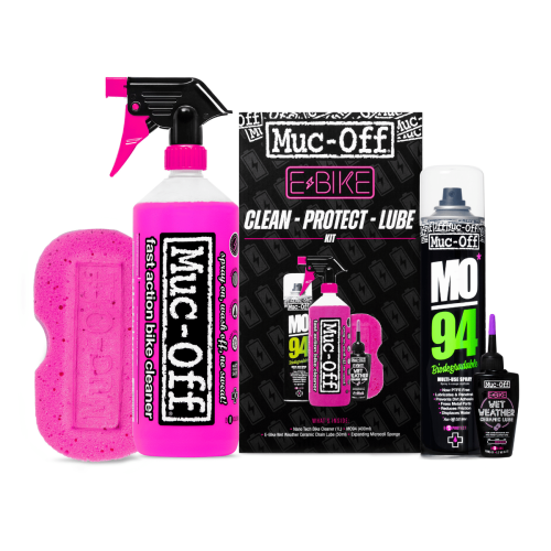 Muc-Off Ebike Clean Protect & Lube Kit ערכת ניקוי, הגנה ושימון לאופניים חשמליים