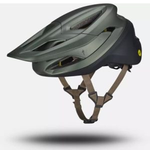 Specialized Camber Ce MIPS קסדת שטח וטרייל – ירוק מטאלי שחור