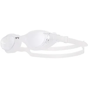 TYR Vesi Goggles משקפי שחייה עדשה בהירה - לבן שקוף
