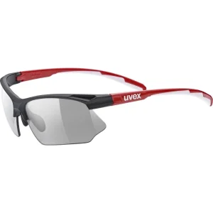 Uvex Vario 802 משקפי רכיבה עדשות מתכהות - אדום