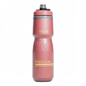 Camelbak Podium Chill 710ML - בקבוק מבודד עם פיה נסגרת - אדום קורל