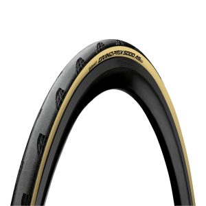 Continental Grand Prix 5000 AllSeason צמיג כביש טיובלס פס קרם - מידות שונות
