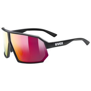 Uvex Sportstyle 237 משקפי רכיבה עדשות כהות - שחור אדום
