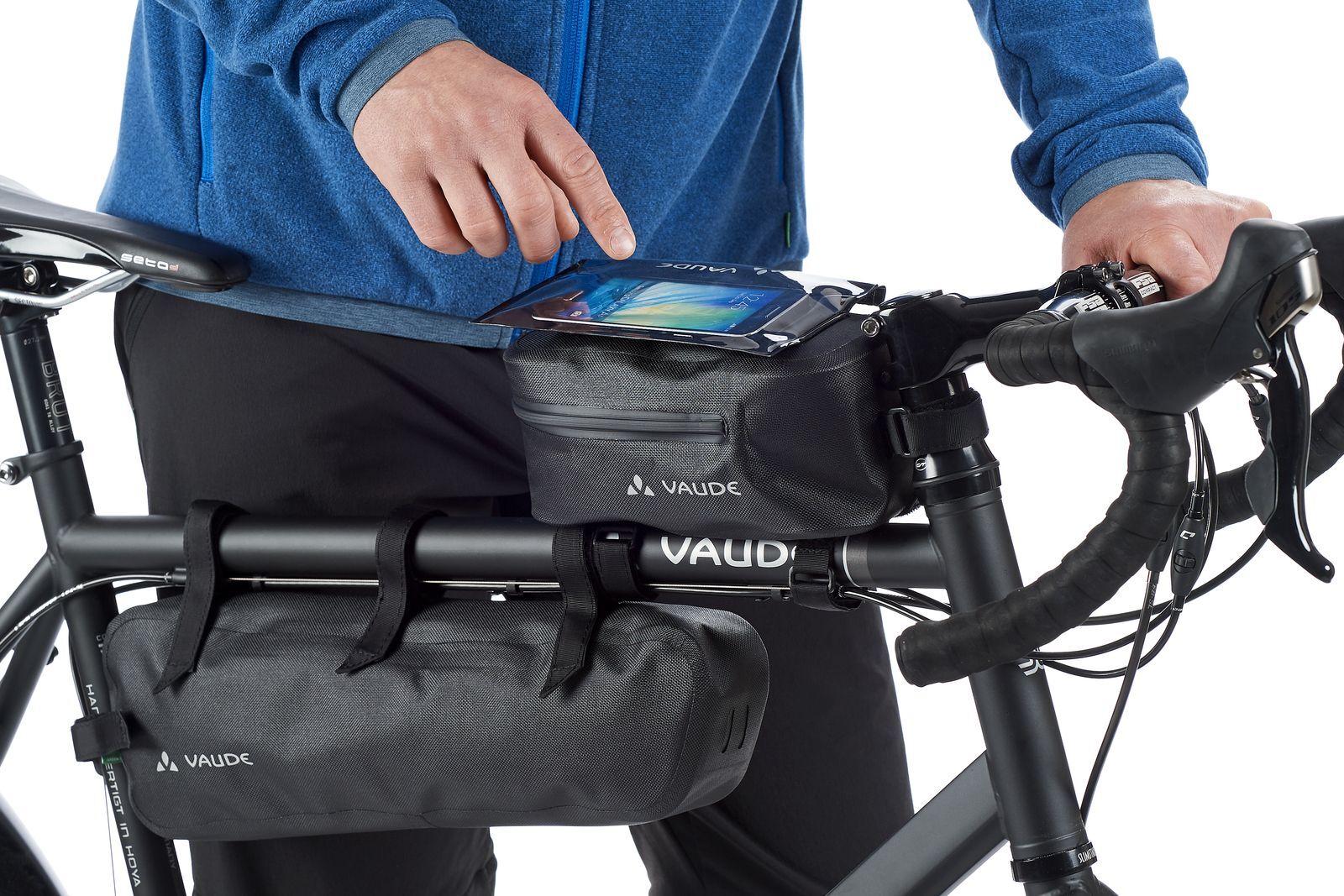 VAUDE Carbo Guide Bag Aqua תיק גראבל לאחסון קדמי – תמונה 8